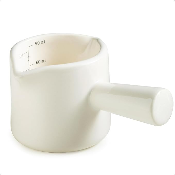 Espresso Measuring Cup, Ceramic Espresso Cup Double Spouts Expresso Shots Cup with Handle, Espres... | Amazon (US)