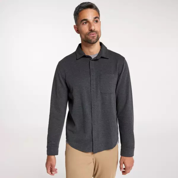 VRST Men's Long Sleeve Button Down Herringbone Shirt | Dick's Sporting Goods