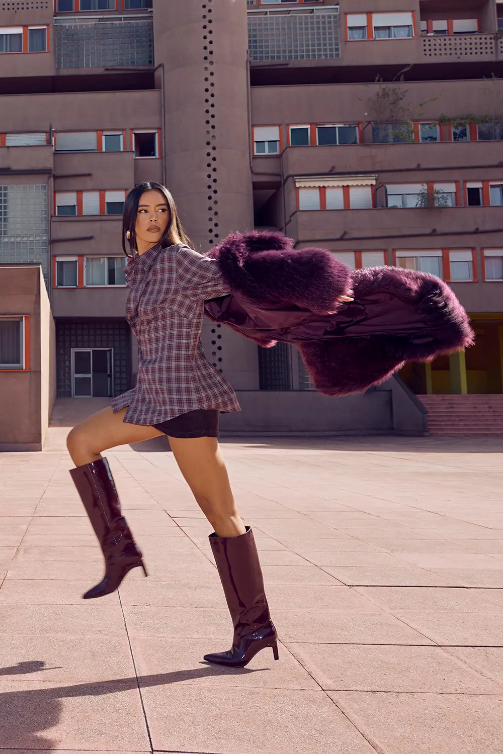 Shirts | Plus Check Wrap Shirt | boohoo | Boohoo.com (UK & IE)