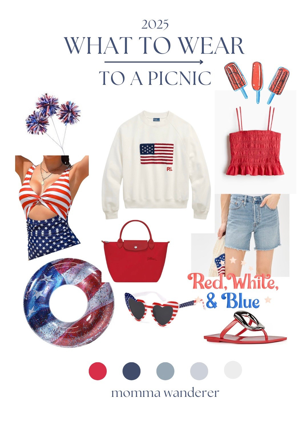 What to wear to a summer picnic! 🧺 Memorial Day, 4th of July outfit, Labor Day | East Coast summer ☀️ 

#LTKParties #LTKOver40 #LTKSeasonal