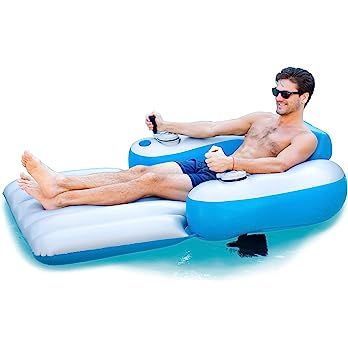 Splash Runner 2.5 Motorized Inflatable Pool Lounger, Water Hammock Raft for Pool or Lake, Toy for... | Amazon (US)