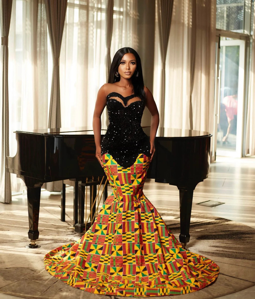 African Mermaid Dress, African Dress, Kente Gown, African Print Dress, African Wax Dress, Ankara ... | Etsy (US)