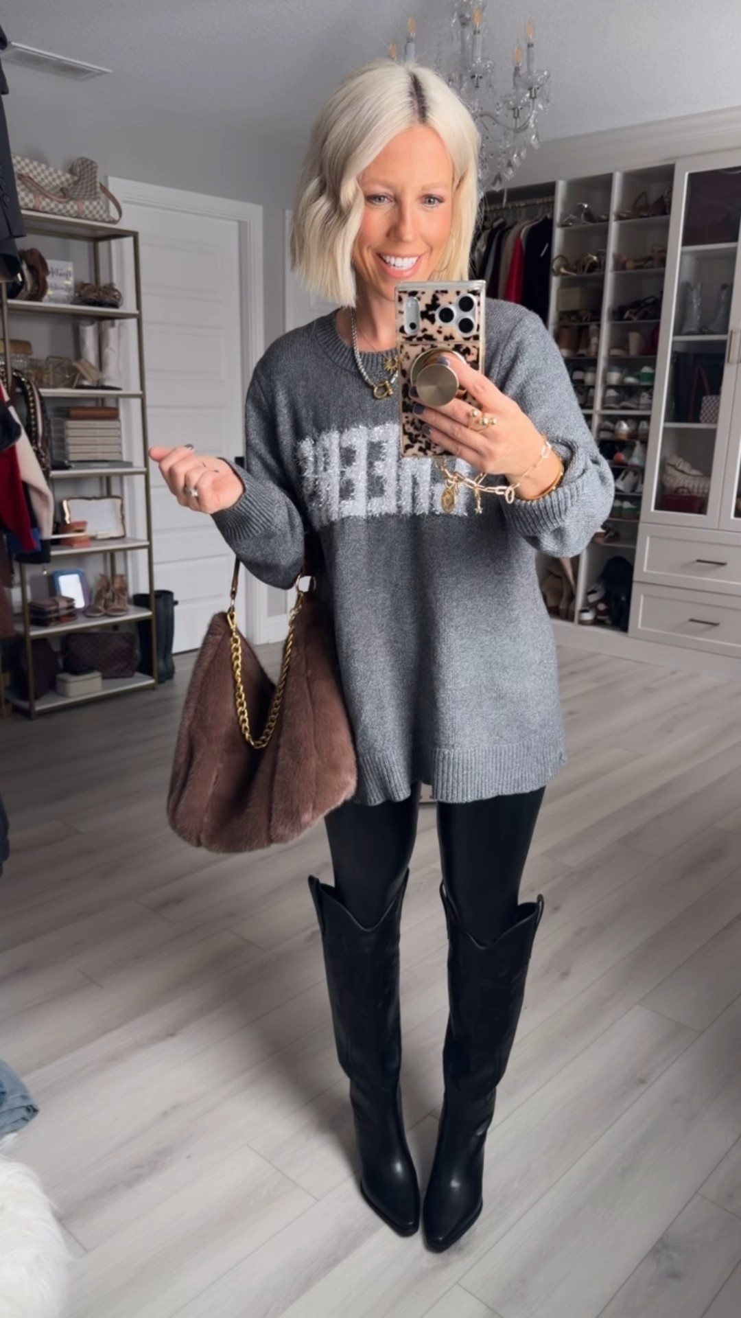 I’m loving these sweaters that are perfect for NYE!!! Dress them up or dress them down, either way they are great!!! This is a plus size sweater and I’m wearing size 0X!!
⬇️⬇️⬇️
Sweater plus size 0X
Leggings small
Boots TTS

#LTKHoliday #LTKFindsUnder50 #LTKSaleAlert