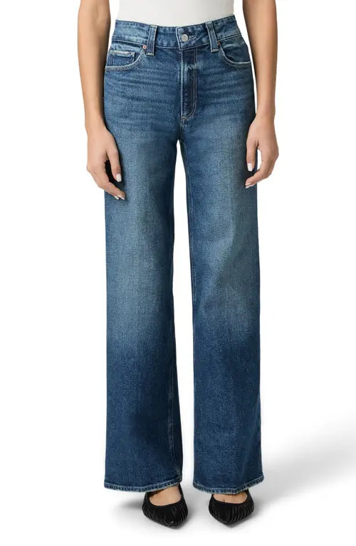 PAIGE Sasha High Waist Wide Leg Jean in Matterhorn at Nordstrom, Size 27 | Nordstrom