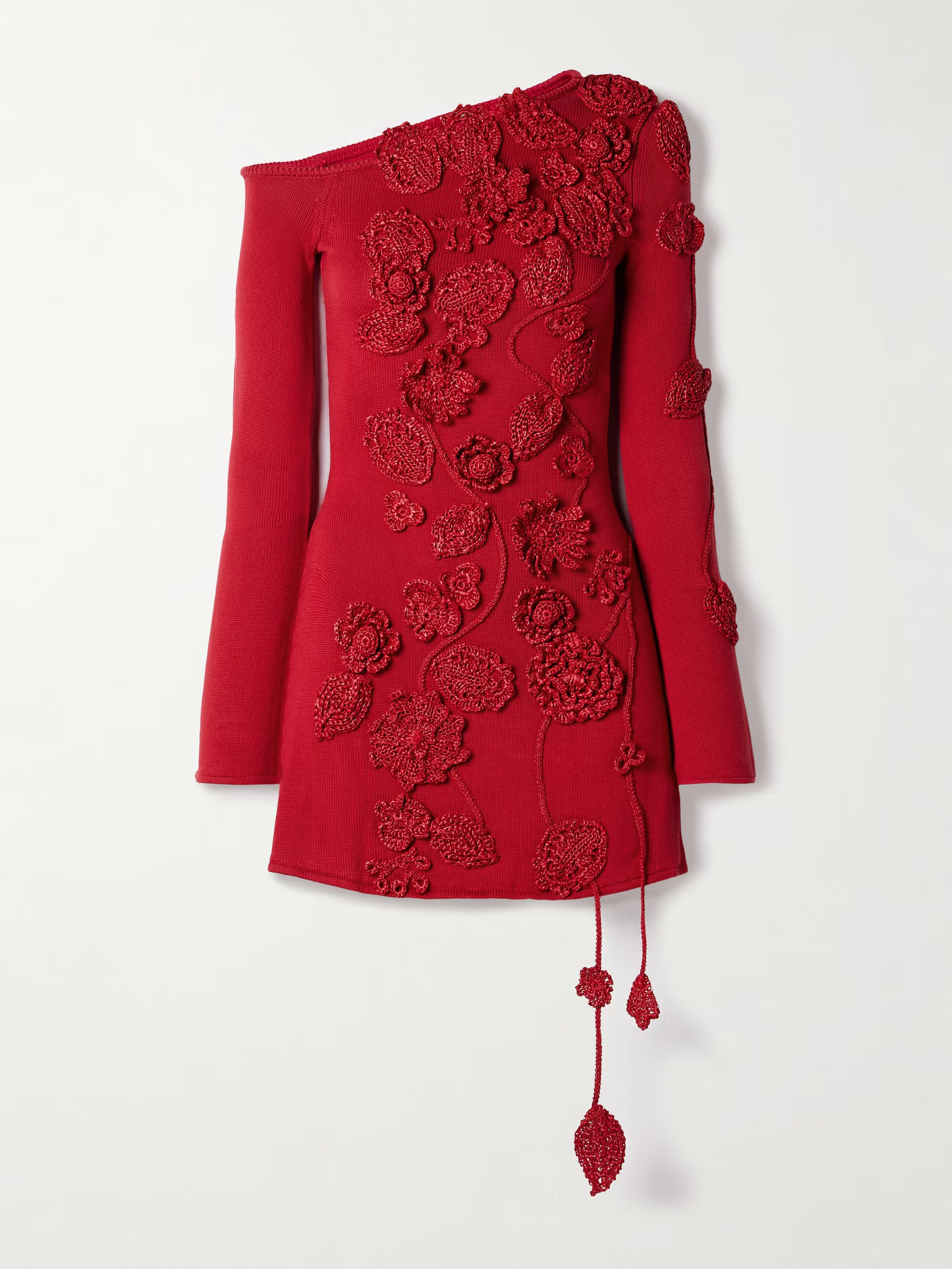 Kaela appliquéd Lyocell-blend mini dress | NET-A-PORTER (UK & EU)