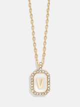 Gold & Pearl Initial Necklace | BaubleBar (US)