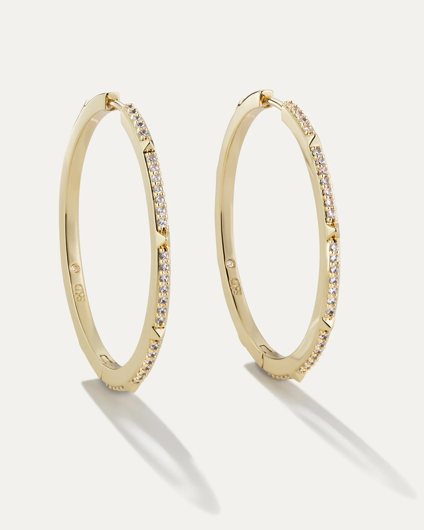 Charlotte Renegade Hoop Earrings | 1.5 | Stella & Dot