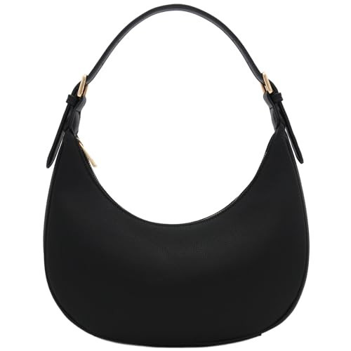 Elegant Crescent Shoulder Bag Underarm Purse (Black) | Amazon (US)