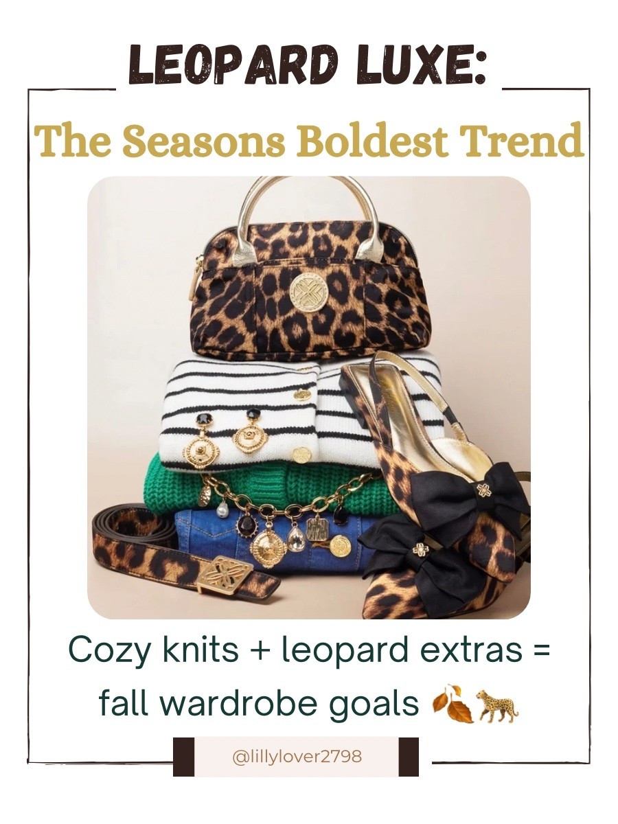 Leopard Accessories 

Make a statement this season with timeless leopard accessories that turn every outfit into a fashion moment. From bold handbags and belts to chic flats and jewelry, these versatile pieces add just the right amount of wild flair to your fall wardrobe. Perfect for elevating cozy knits, classic stripes, and denim, leopard is the print that never goes out of style—because fierce is always in season.

🐆🐆🐆🐆

#LTKItBag #LTKShoeCrush #LTKWorkwear #LTKTravel 
#FallStyle #CozyAndChic #LayerGameStrong #AutumnVibes #FallFits #SeasonOfStyle #TrendingThisFall #WardrobeRefresh #LillyPulitzer 
#SpottedInLeopard #GoWildOrGoHome #LeopardMood #PrintPerfection #OOTDReady #StyledWithLove #FierceFits #AccessorizeYourLife 
#LeopardLove #AnimalPrintVibes #TrendingNow #StyleCrush #ChicAndWild #FallLooks #OutfitGoals #AccessoryAddict #StyleInspo #DailyOutfit

Linked many of my favorite cozy fall pieces below. 



#LTKStyleTip #LTKSeasonal #LTKBeauty