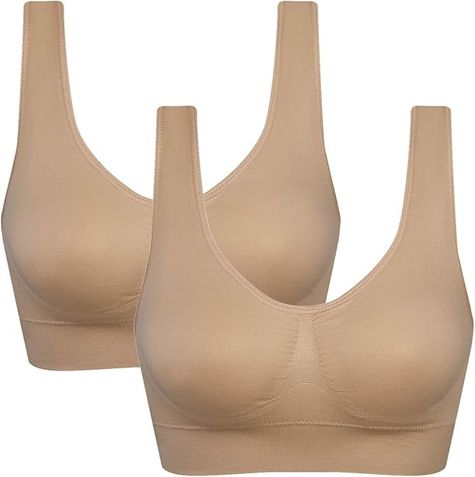 Women's Comfort Workout Sports Bra Low-Impact Activity Sleep Bras | Amazon (US)