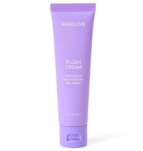 MAELOVE Plush Cream Light-as-Air Gel Moisturizer, Hydrating with Squalane and Hyaluronic Acid, For Sensitive Skin, Made in USA | Amazon (US)
