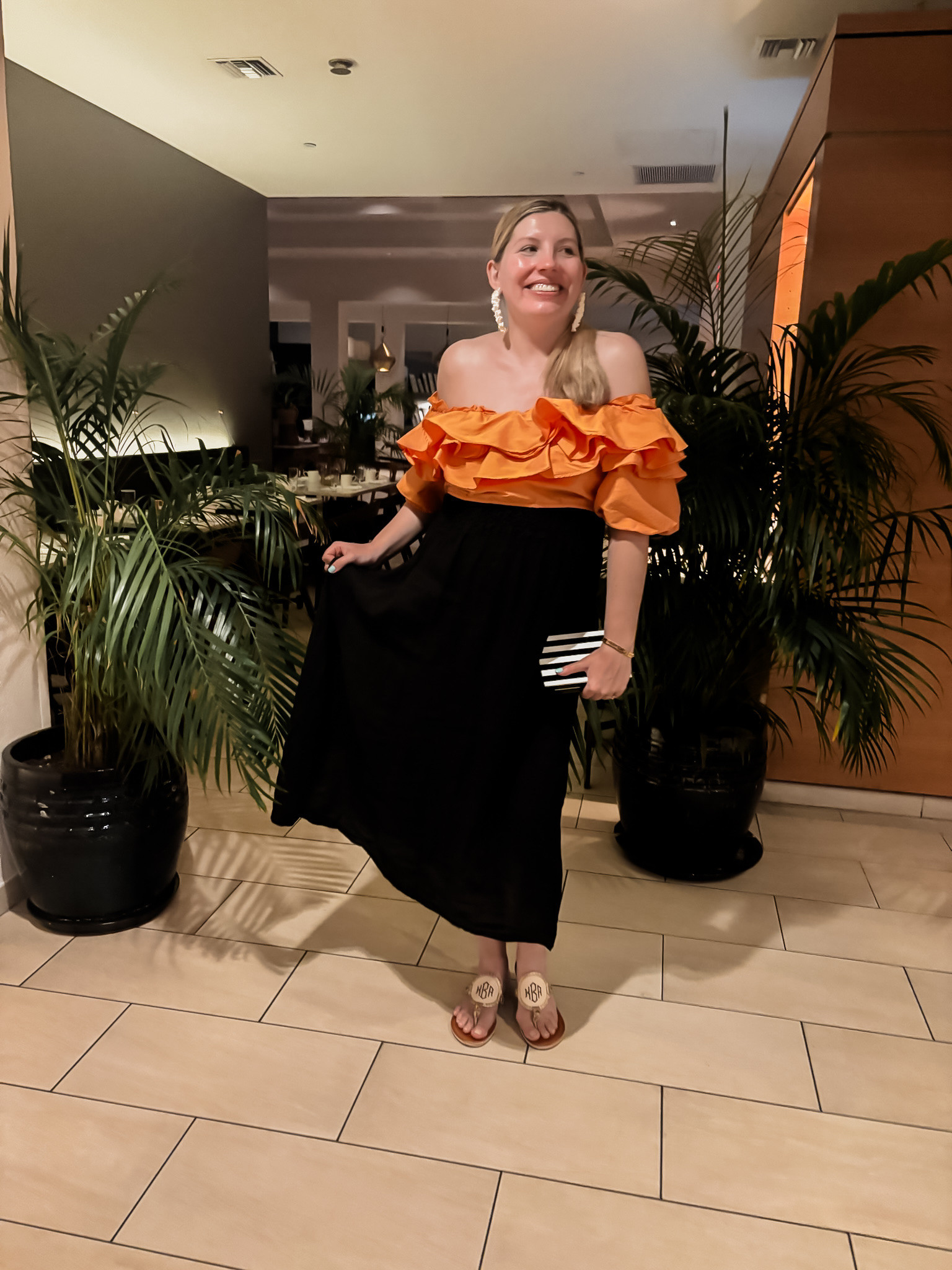 Ready for dinner at Anchor and Den here at Marriott Grand Cayman. I have never been let down by the food offerings at the hotel and everything we had during this stay has been fantastic as well!

My skirt is Beachwood Baby maternity and can be rented on Nuuly - use my link for $30 off of your first month:
https://share.nuuly.com/kat42828

#LTKSeasonal #LTKTravel #LTKShoeCrush