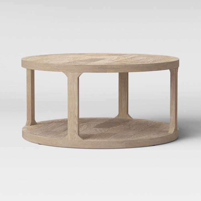 Castalia Round Natural Wood Coffee Table - Threshold™ | Target