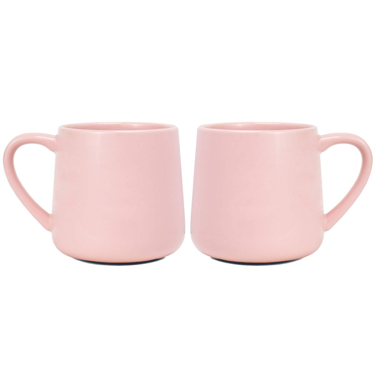 Bosmarlin Glossy Ceramic Coffee Mugs Set of 2, Tea Cup for Office and Home, 18 oz, Suitable for D... | Amazon (US)