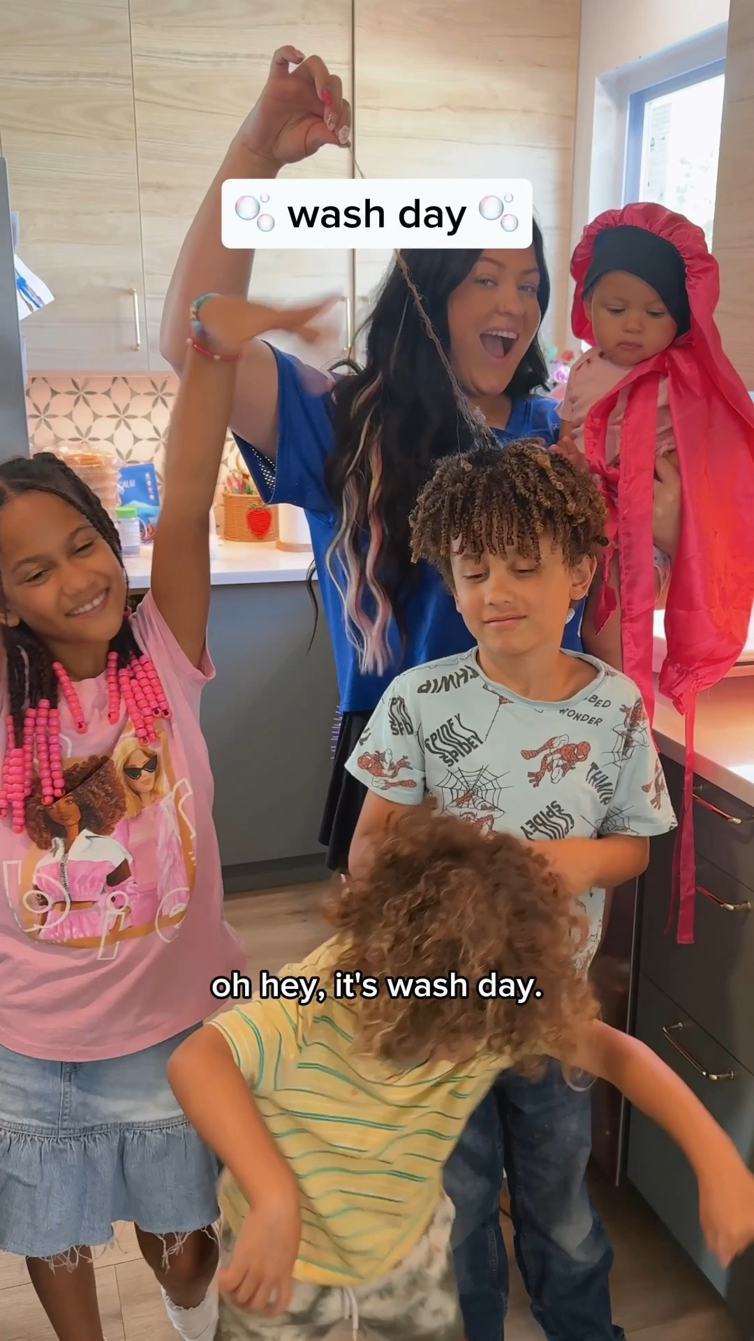 wash day 🫧 for my curly kids ➿ #curlyhaircare #washday #curlyproducts #hairproducts