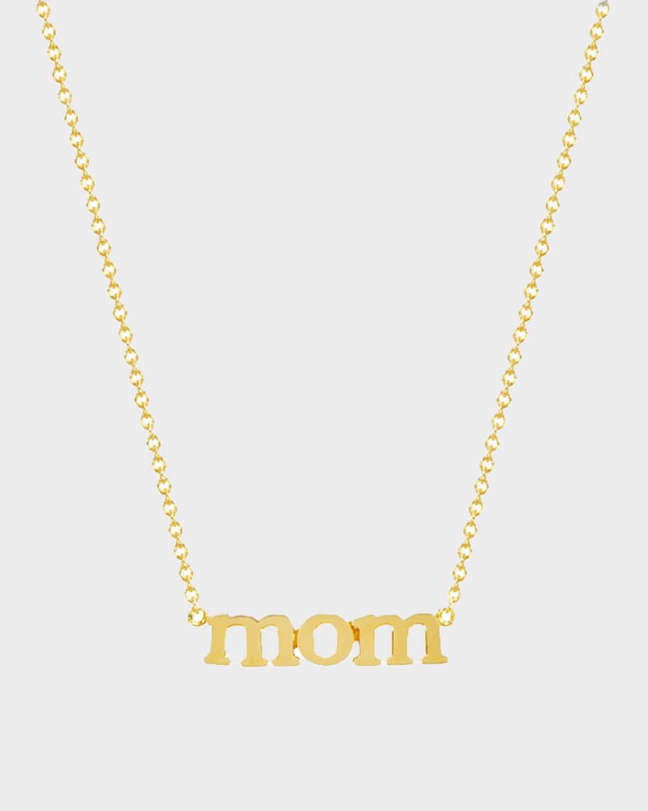 Jennifer Meyer 18k Mom Pendant Necklace | Neiman Marcus
