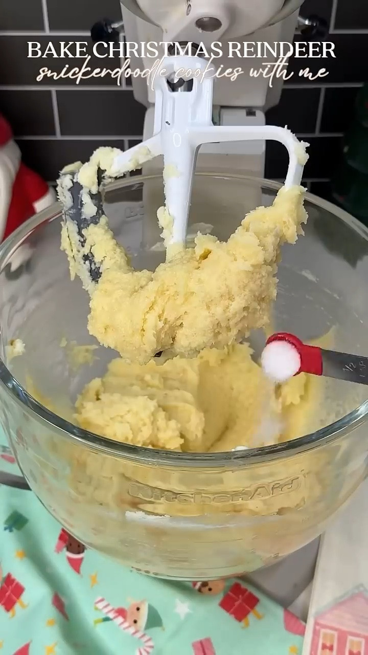 while these cookies were the perfect sweet & savory combo, are they still a little funny to look at? Well yes!
.
#serecreate #christmasbaking #holidaytreats #snickerdoodles 