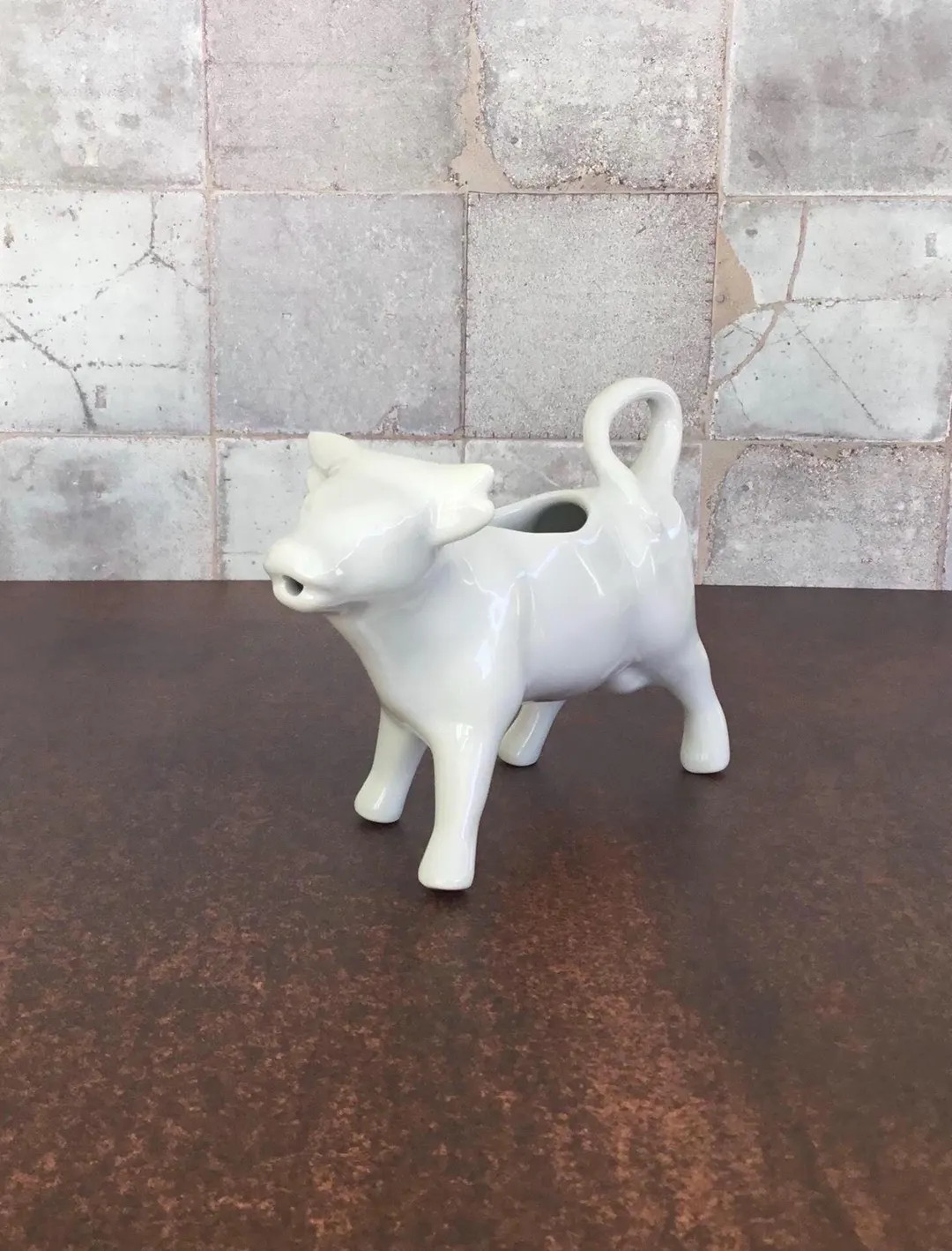 Apilco White Porcelain Cow Creamer, Made in France, French Farmhouse Kitchen - Etsy | Etsy (US)
