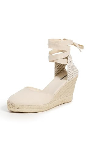 Soludos Women's Marseille Wedges, Blush, Off White, 5 Medium US | Amazon (US)