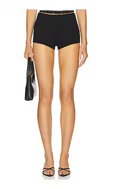 superdown Reese Hot Shorts in Black from Revolve.com | Revolve Clothing (Global)