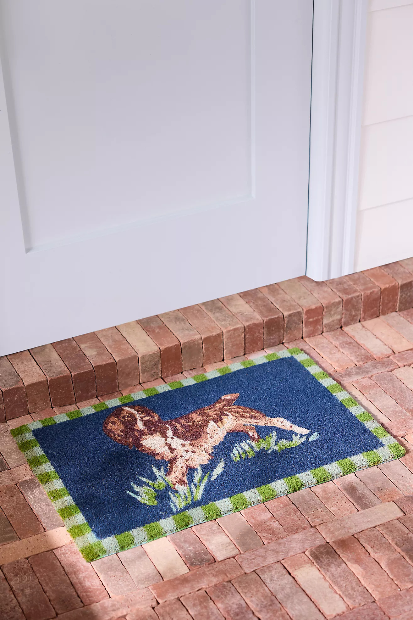 Portobello Dog Coir Printed Doormat | Anthropologie (US)