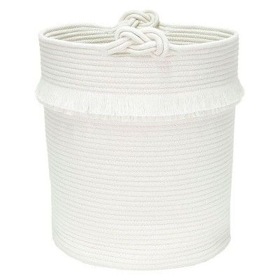 Round Fabric Toy Storage Bin White - Pillowfort™ | Target