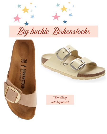 A summer must
Birkenstocks 
Sandals
Big buckle Birkenstock

#LTKstyletip #LTKunder50 #LTKshoecrush