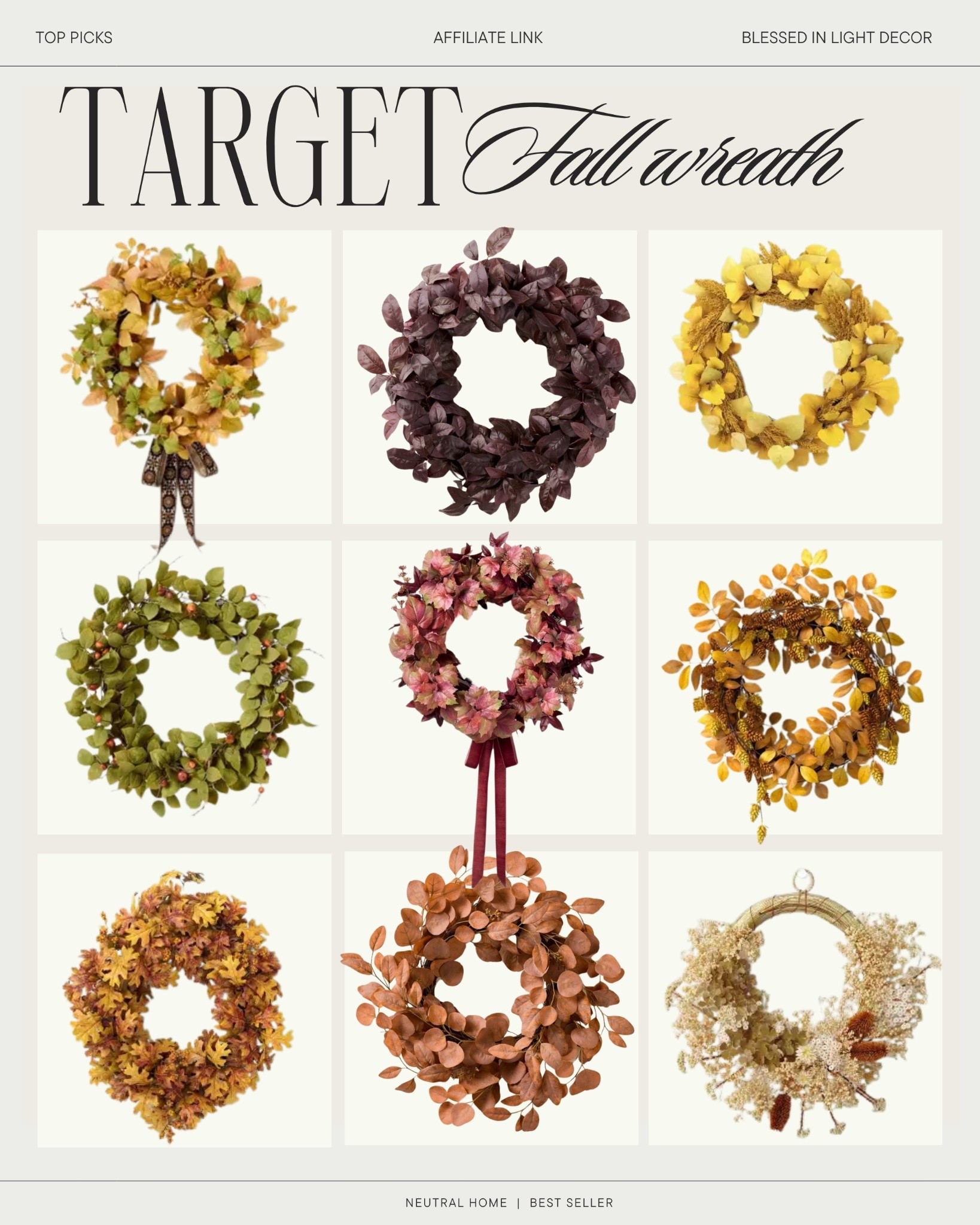 Target Fall Wreath 

#LTKSeasonal #LTKHome