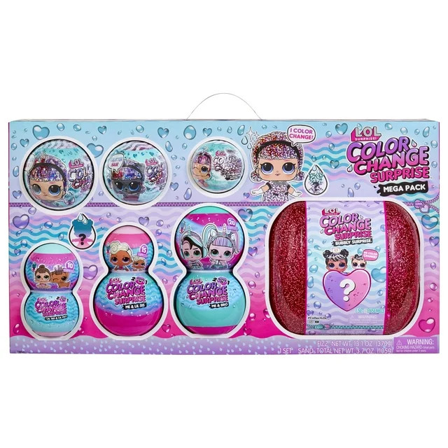 LOL Surprise Color Change Mega Pack Collectible Doll Exclusive w/ 70+ Surprises Age 4+ | Walmart (US)