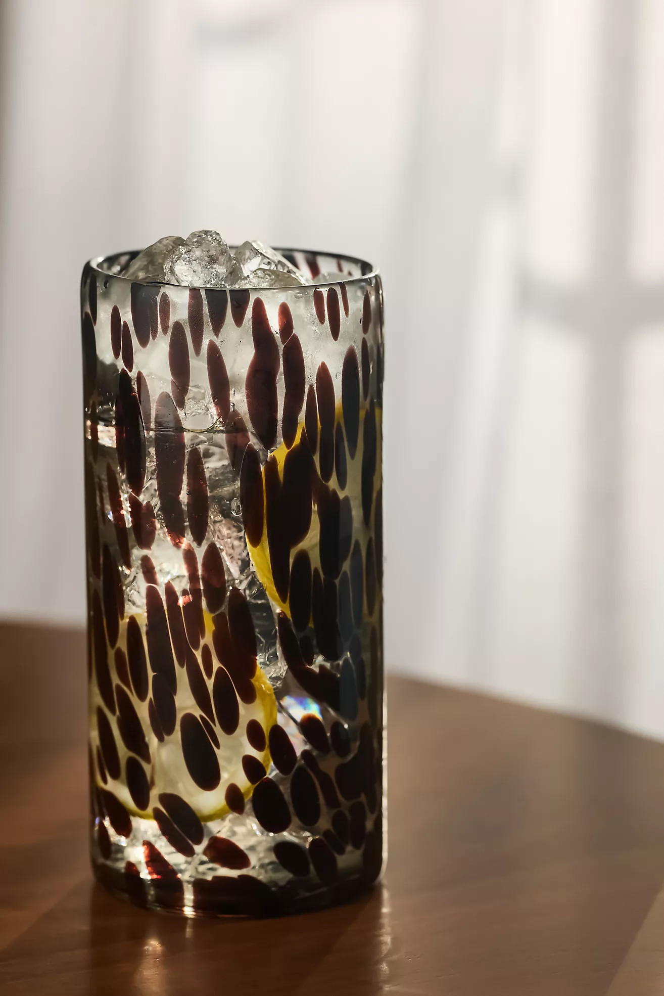 Gia Tortoise Highball Glass | Anthropologie (US)