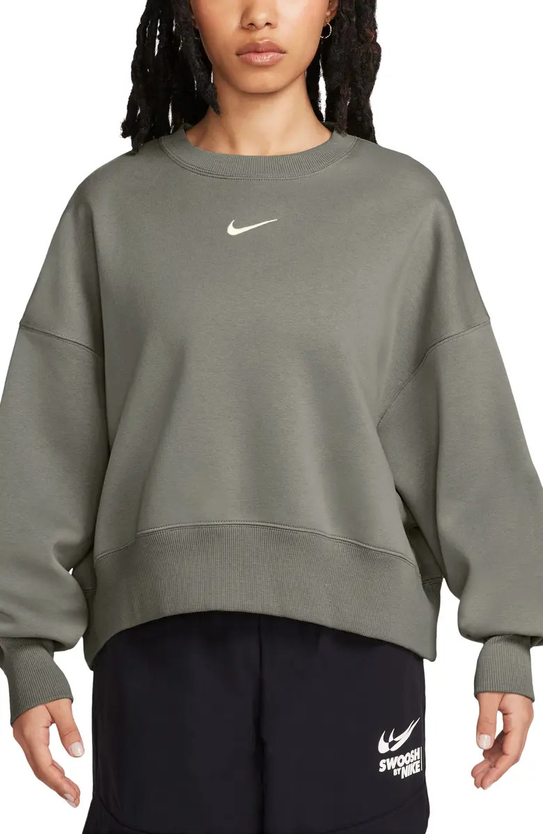 Nike Phoenix Fleece Crewneck Sweatshirt | Nordstrom | Nordstrom
