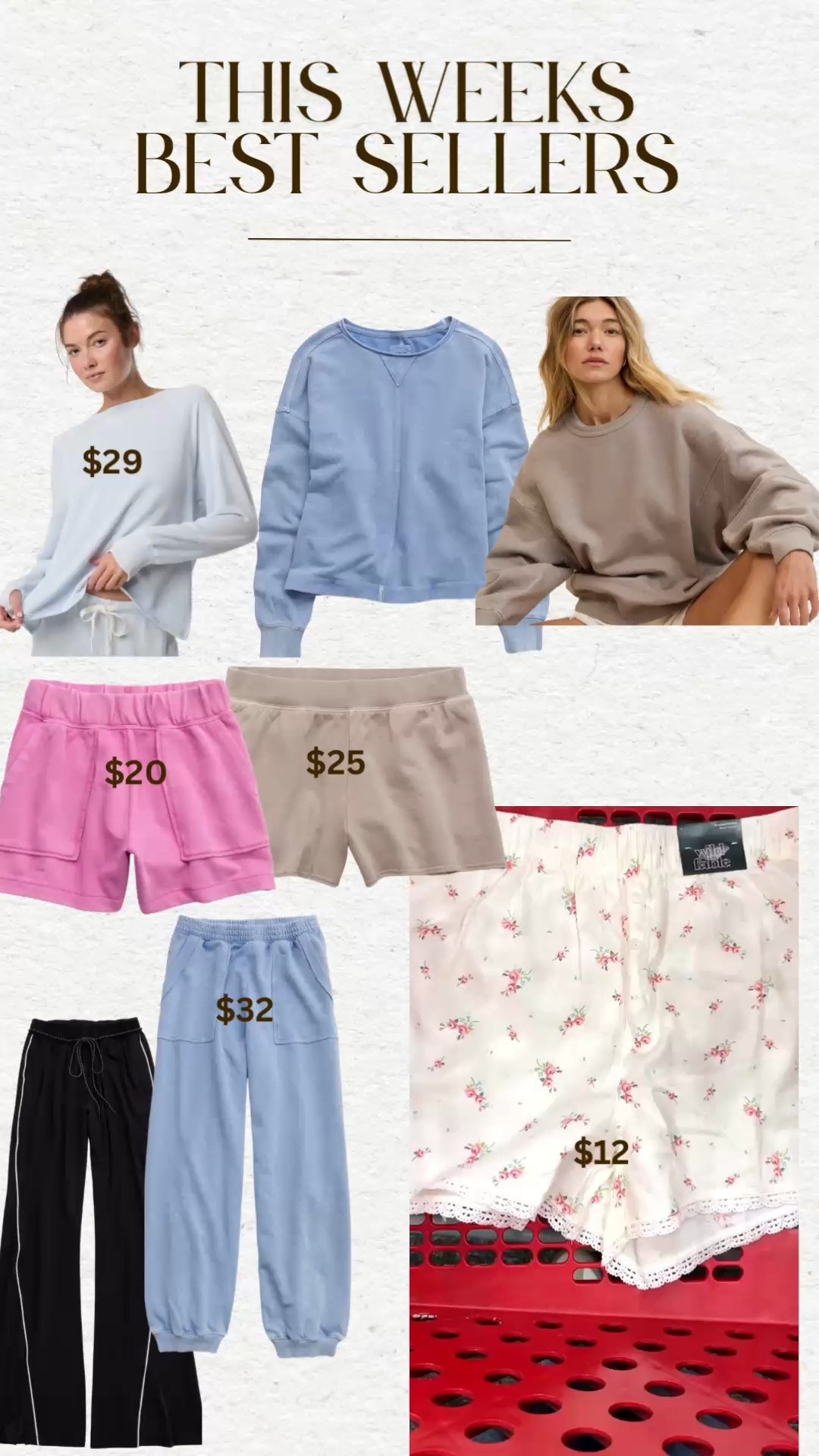 This weeks best selllers. They are all still on sale. Aerie has $20 Offljne leggings today too, such great basics. #aerie #comfystyle #cozystyle

#LTKSaleAlert #LTKTall #LTKActive