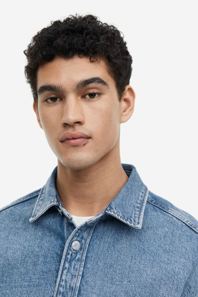 Regular Fit Denim Overshirt | H&M (US + CA)