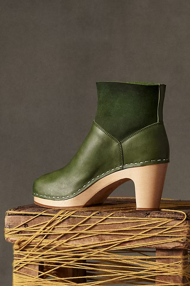 Swedish Hasbeens Forest Clog Boots | Anthropologie (US)