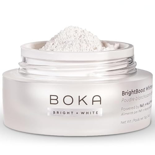 Boka Remineralizing Teeth Whitening Powder - Nano Hydroxyapatite, Sensitive Teeth, Whitening -Toothpaste Alternative with Essential Oils, Probiotics, Multivitamins & Aloe for Sensitive Teeth | Amazon (US)