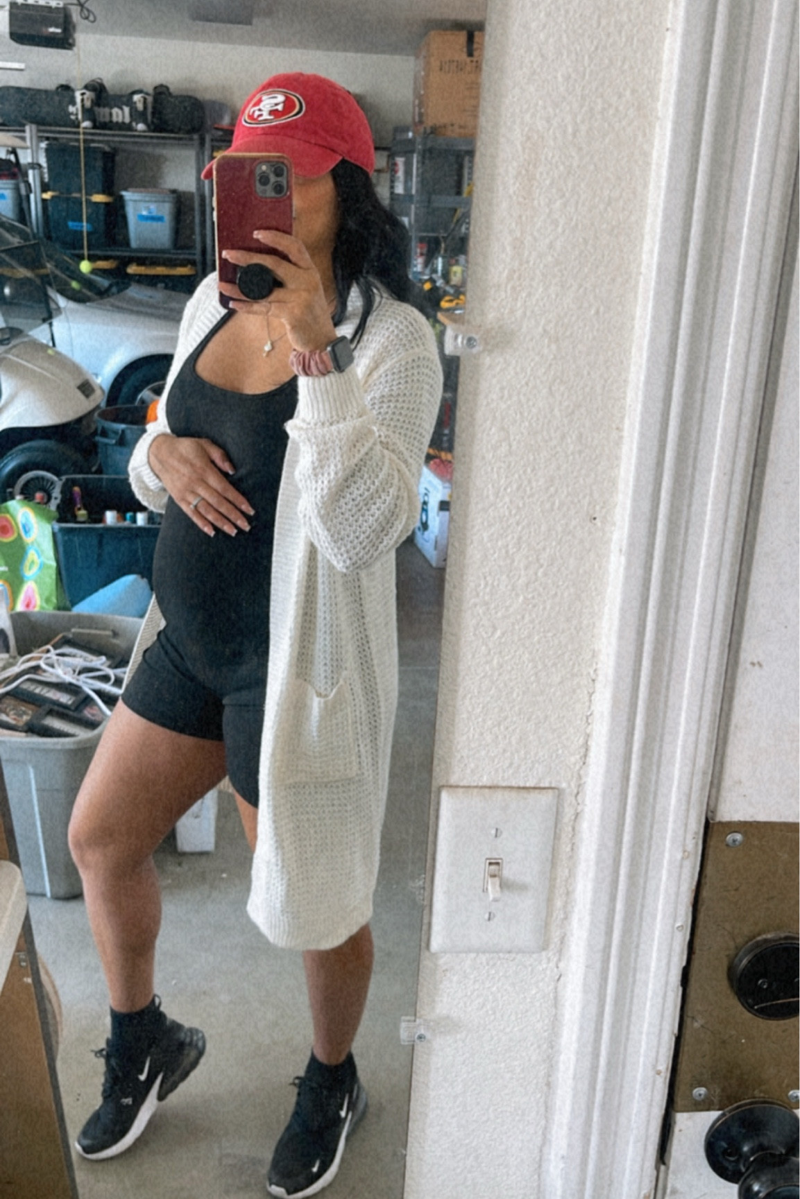 Maternity high waist tank jumpsuit / size medium 
Shoe size 7 


#LTKBaby #LTKFindsUnder50 #LTKBump