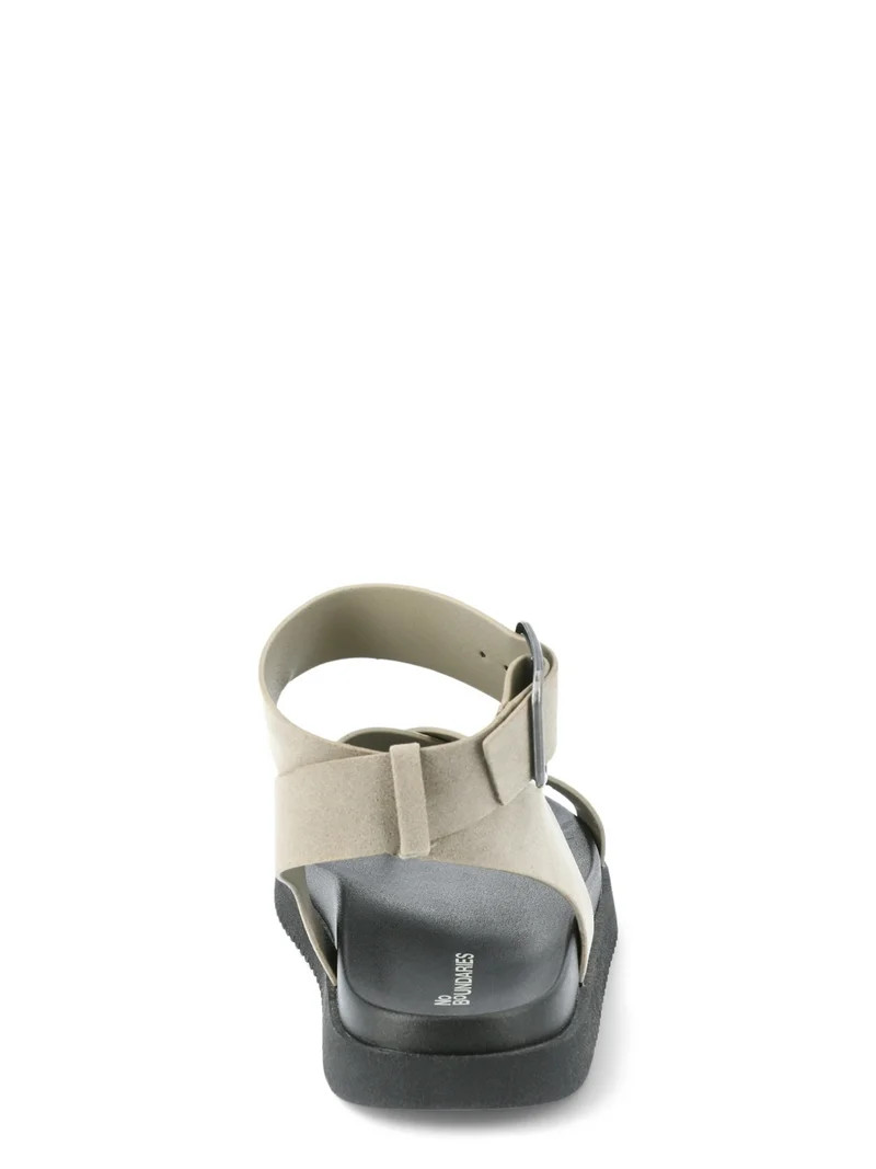 No Boundaries Women's X-Strap Toe Loop Sandals | Walmart (US)