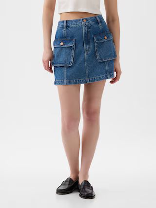 Denim Cargo Mini Skirt | Gap (US)