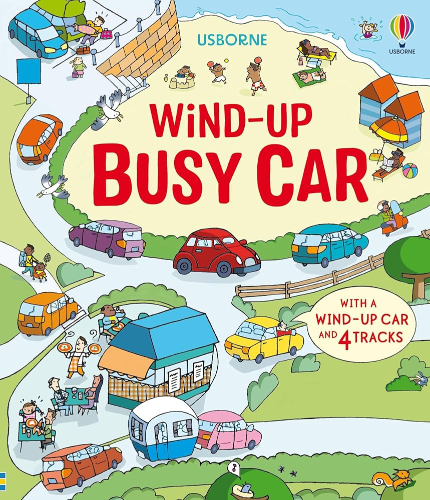 Wind-Up Busy Car: A Toy and Book Gift Featuring a Driving Journey Through Towns and the Countrysi... | Amazon (US)