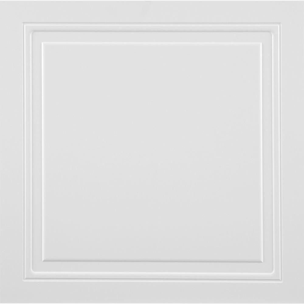 Wall Design 2 ft. x 2 ft. Flamingo Suspended Grid Panel Ceiling Tile (32 sq. ft. / case) | The Home Depot
