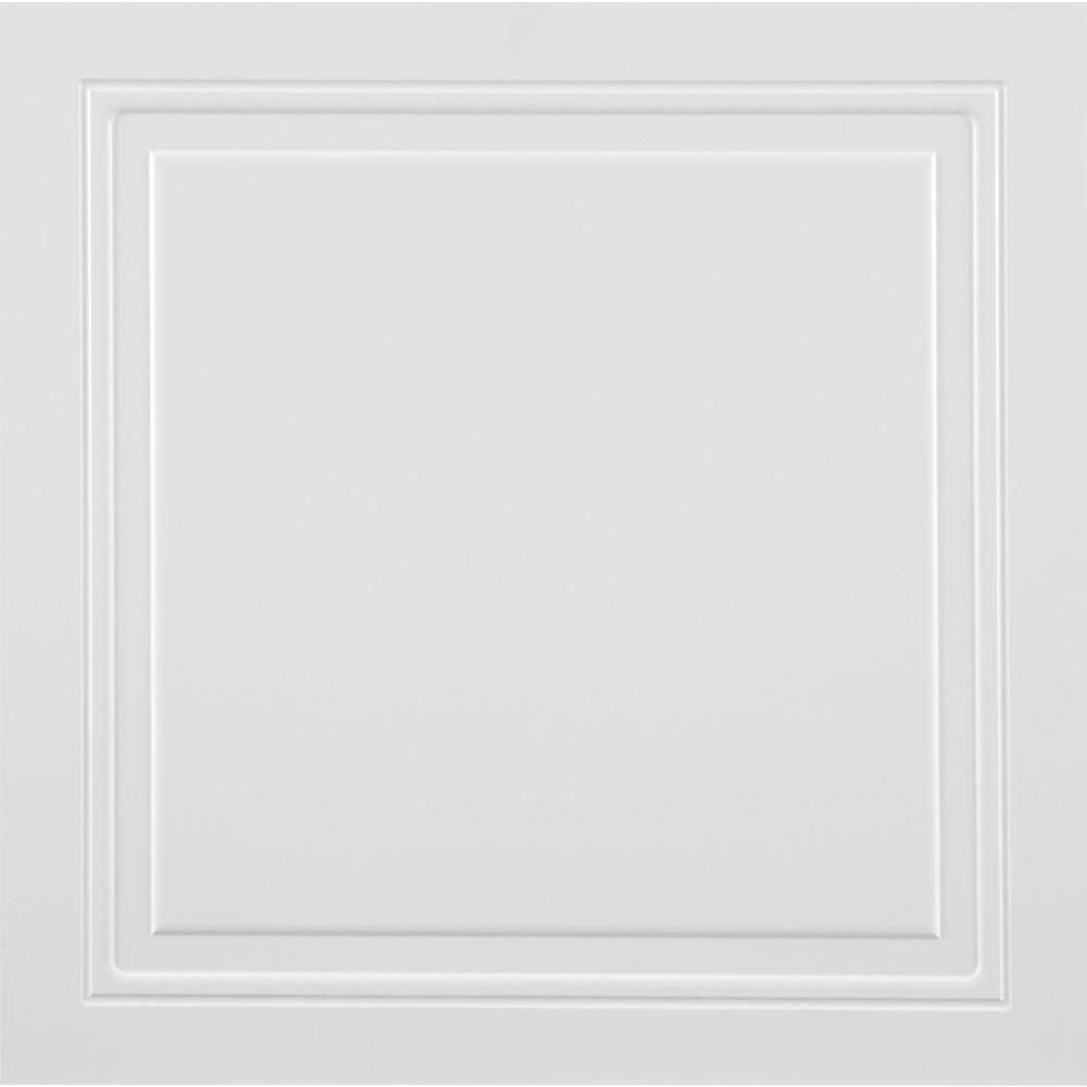 Wall Design 2 ft. x 2 ft. Flamingo Suspended Grid Panel Ceiling Tile (32 sq. ft. / case) | The Home Depot