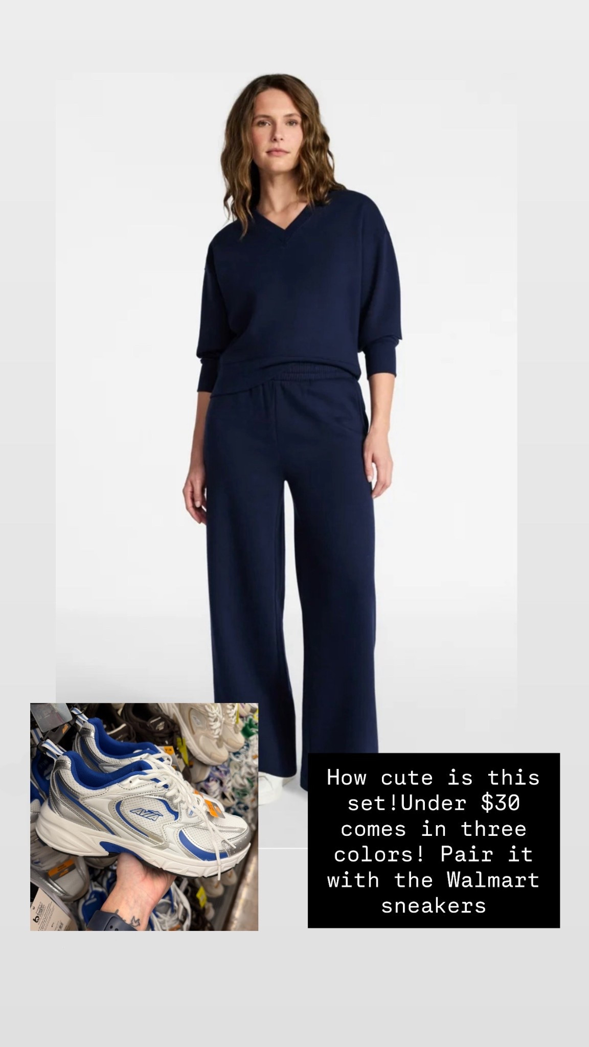 @walmart under $30 matching set looks great paired with these Walmart sneakers also under $30  

#LTKfitnessgoals #LTKdayinmylife #LTKmomlife