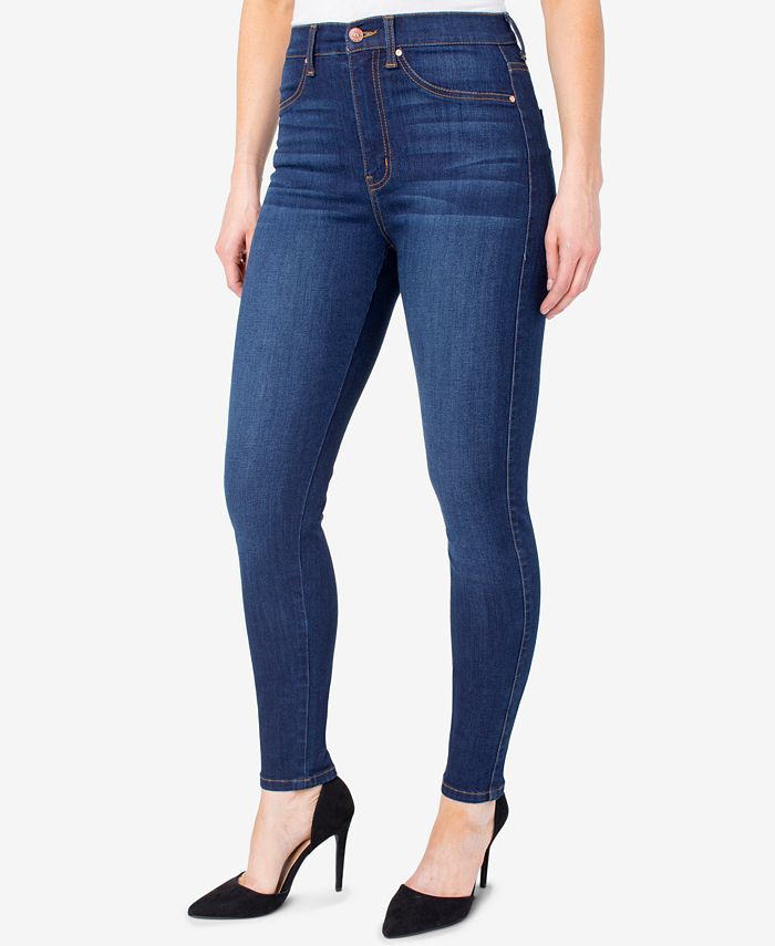 Juniors' Curvy High-Rise Skinny Jeans | Macys (US)