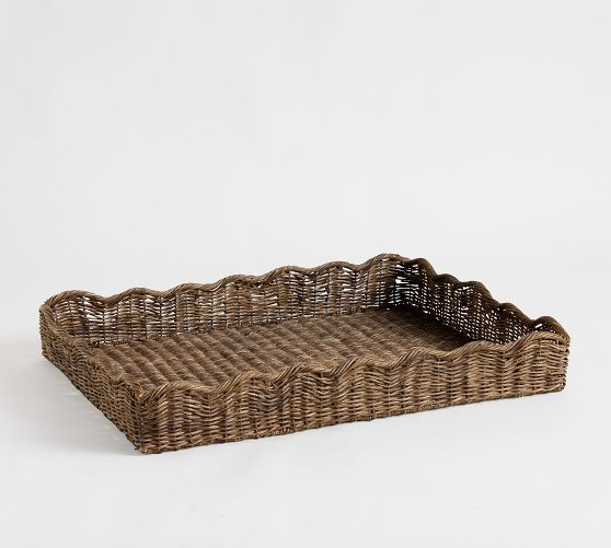 Chris Loves Julia Woven Tray | Pottery Barn (US)