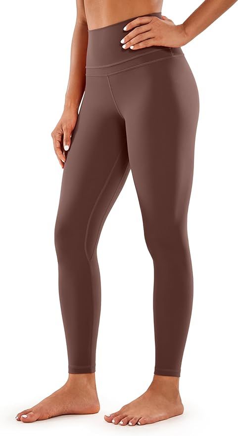 CRZ YOGA Women's Naked Feeling I Workout Leggings 28 Inches - High Waisted Full-Length Yoga Pants | Amazon (US)