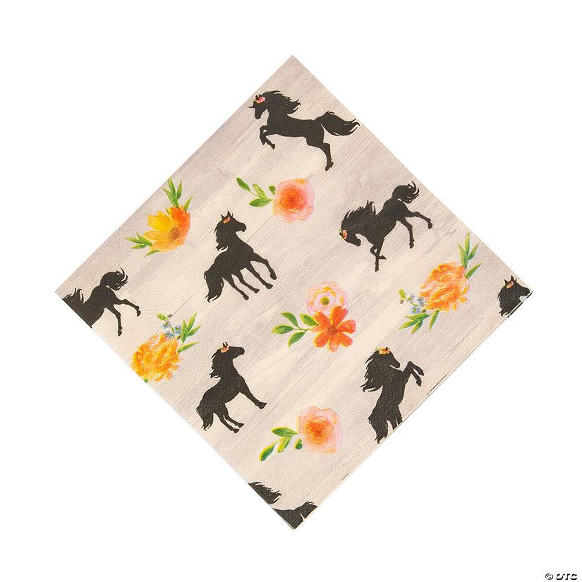 Horse Party Luncheon Napkins - 16 Pc. | Oriental Trading Company