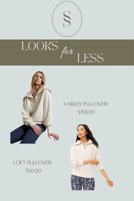Looks for less! Found a perfect dupe for the Varley pullover & half the price. They almost look identical and is going to be the best pullover and top for this fall. Grab it while you can! #fall #fallfashion #dupe

#LTKSeasonal #LTKstyletip