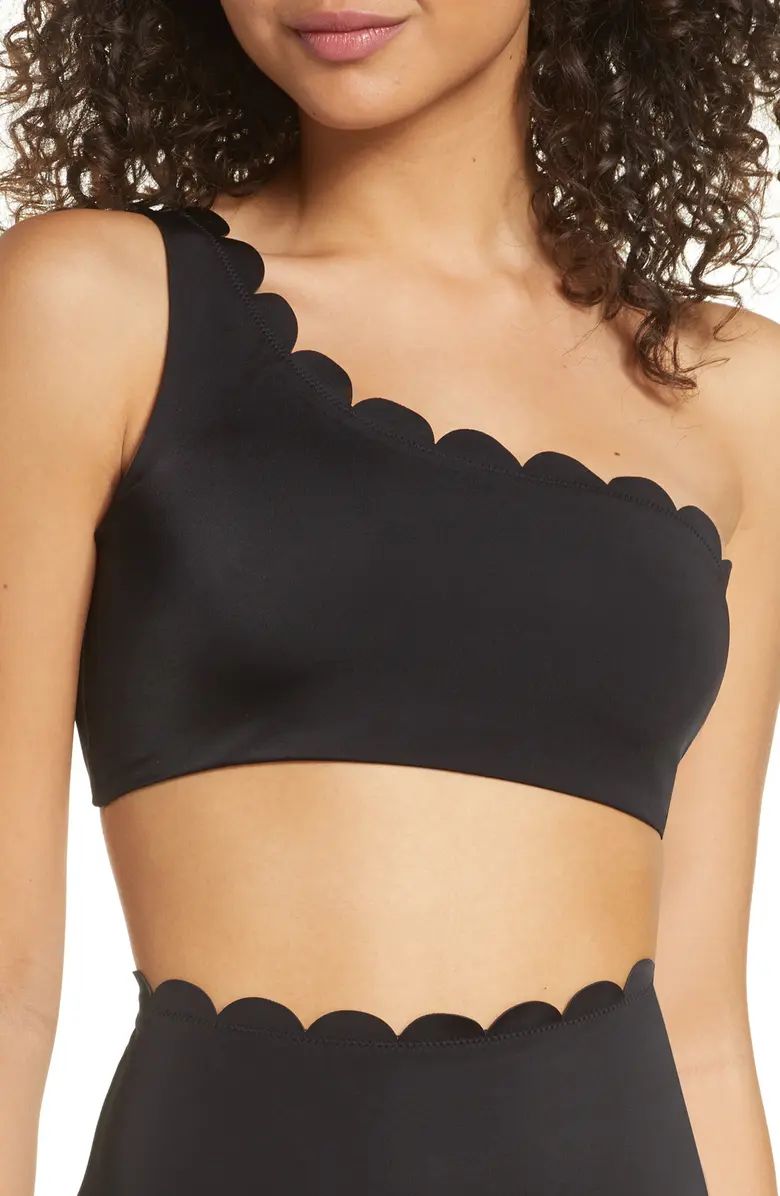 Scallop One-Shoulder Bikini Top | Nordstrom