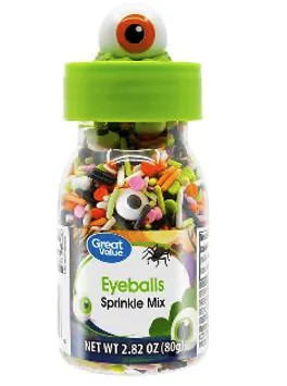 Great Value Eyeball Sprinkles, Multicolor, 2.82oz | Walmart (US)