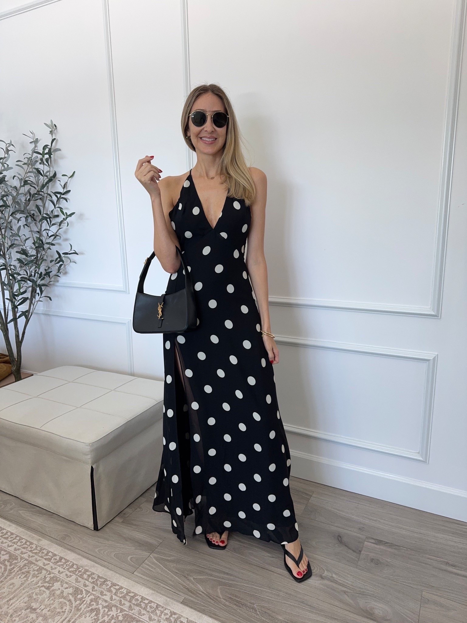 Perfect date night outfit 
I've been obsessed with polka dots lately, and this dress is so beautiful and chic. I love how flattering it is; it runs true to size. I'm wearing size small for your reference


#LTKU #LTKStyleTip #LTKActive